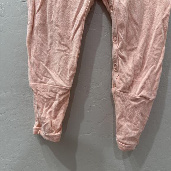 Kyte Baby Peach Snap Romper Pajamas - Picture 6 of 7